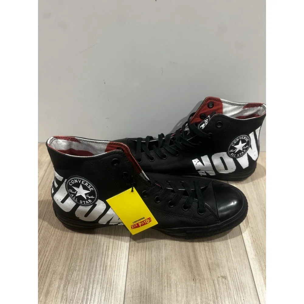 Converse All Star Sex Pistols Boredom/Nowhere Chuck Taylor Sneakers Sz. 11.5 NEW